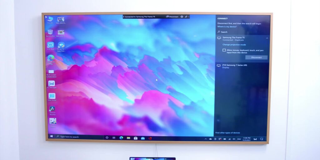 R5 PC on TV 1080p 6 Reasons To Get The Samsung Frame 2021.mp400019