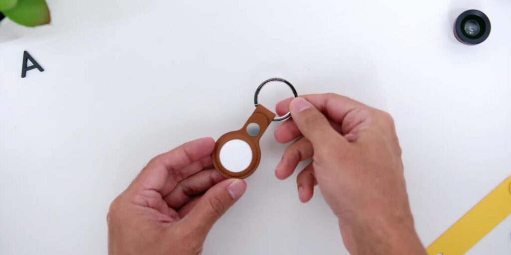 Apple AirTag: The EASY Find!!?? π π€ 9 brown leather 1080p Apple Airtags The Easy Find.mp400010