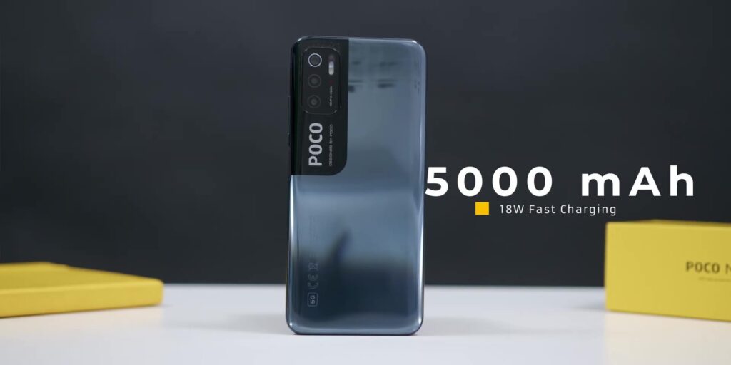 POCO M3 Pro 5G: Unboxing & First Impressions 14 battery 1080p Poco M3 Pro 5G Unboxing And First Impressions.mp400024