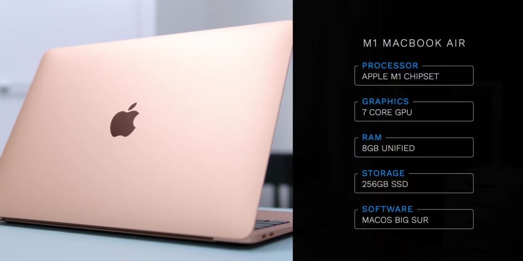 5. Base specs 1080p Apple M1 MacBook Air.mp400021