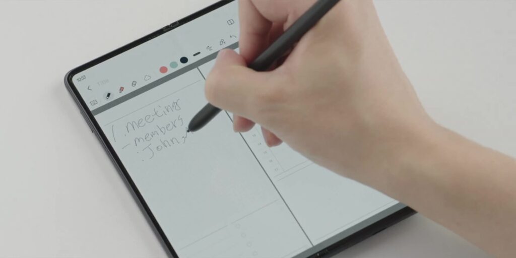 Samsung Galaxy Z Fold 3 Full Review: Third Time's A Charm?! 🤔 34 7.2 S Pen try out 2 1080p Samsung Z Fold3 Full Review.mp400040