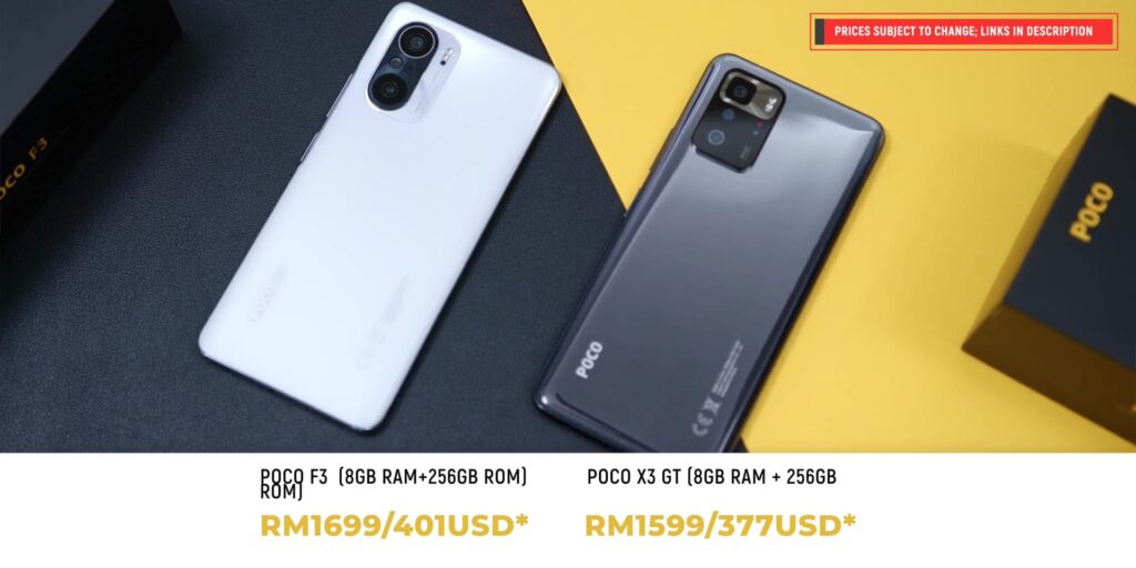 8.2 price 1080p Poco F3 Vs Poco X3 GT.mp400046