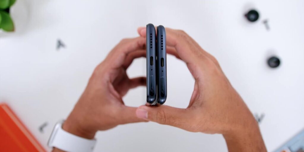 Xiaomi 11T vs Xiaomi 11T Pro: Unboxing and First Impressions 10 2.5 bottom view 1080p Xiaomi 11T 11T Pro Unboxing First Impressions.mp400010