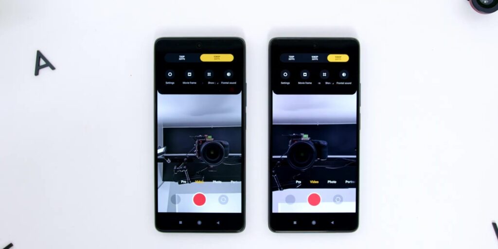 Xiaomi 11T vs Xiaomi 11T Pro: Unboxing and First Impressions 23 4.7 front vid recording 1080p Xiaomi 11T 11T Pro Unboxing First Impressions.mp400025