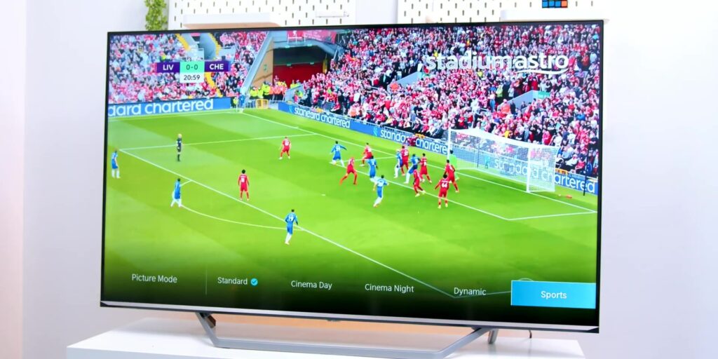THE BEST BANG FOR YOUR BUCK 4K Dolby Vision & Atmos TV ??? 🤔 : Hisense U7G Review 7 2.5 Sports mode 1080p Best TV For The Price Hisense U7G.mp400008