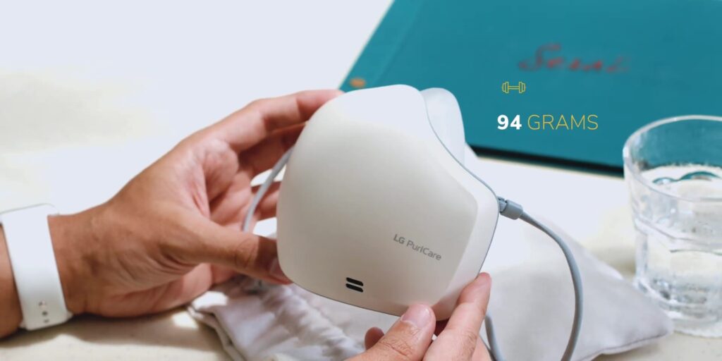 LG PuriCare™ Wearable Air Purifier: The Protection You DESERVE! 😷 8 2.3 weight 1080p LG PuriCare Wearable Air Purifier v2.mp400012