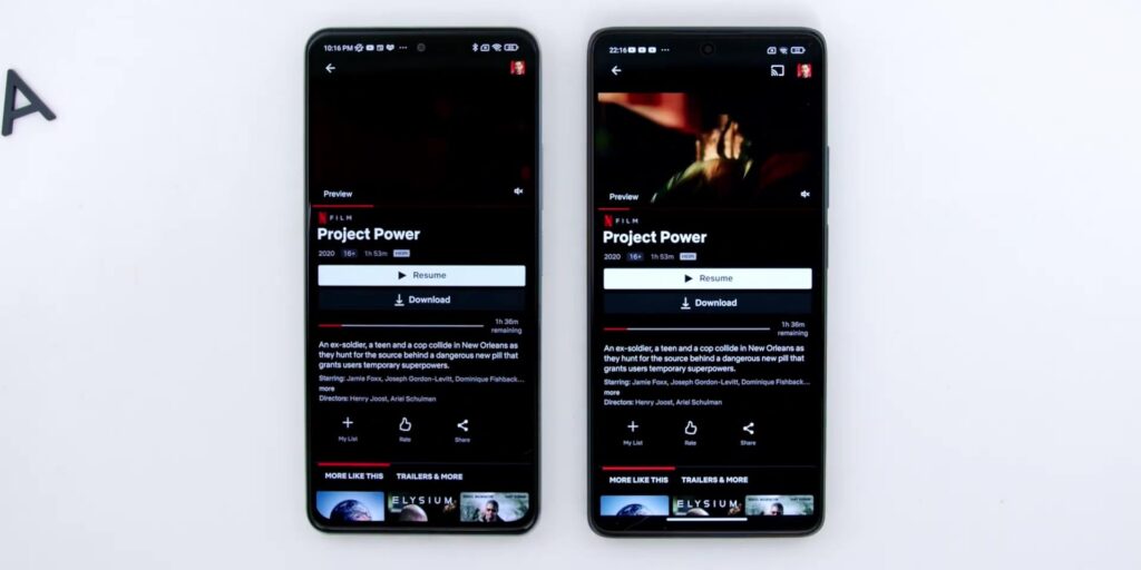 2.4 HDR support 1080p Poco F3 Vs Xiaomi 11T.mp400012 1