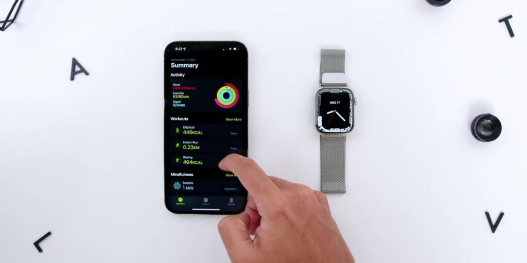 OMG! I'm OBSESSED With The Apple Watch Series 7! 🤪🤪 34 6.3 explain rings 1080p Apple Watch Series 7 Unboxing Full Review.mp400034