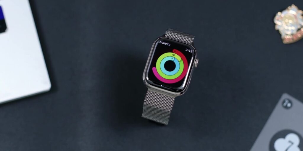 OMG! I'm OBSESSED With The Apple Watch Series 7! 🤪🤪 31 6.1 activity rings 1080p Apple Watch Series 7 Unboxing Full Review.mp400032