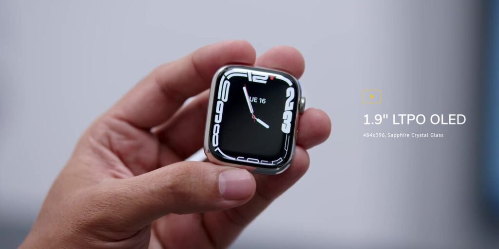 OMG! I'm OBSESSED With The Apple Watch Series 7! 🤪🤪 21 4.1 display spec 1080p Apple Watch Series 7 Unboxing Full Review.mp400021