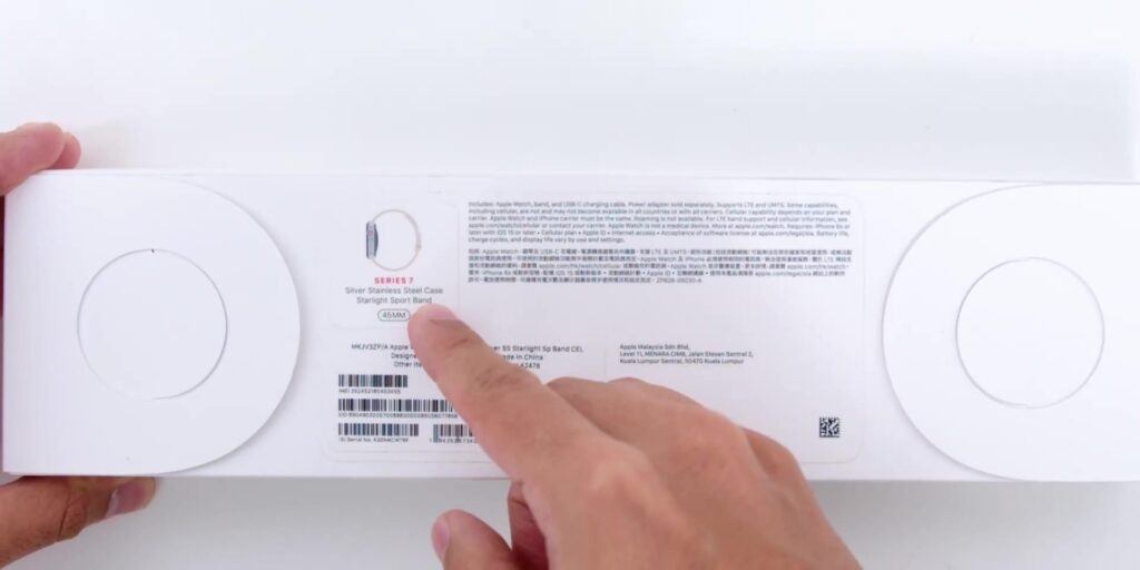 OMG! I'm OBSESSED With The Apple Watch Series 7! 🤪🤪 3 1.2 box back 1080p Apple Watch Series 7 Unboxing Full Review.mp400003