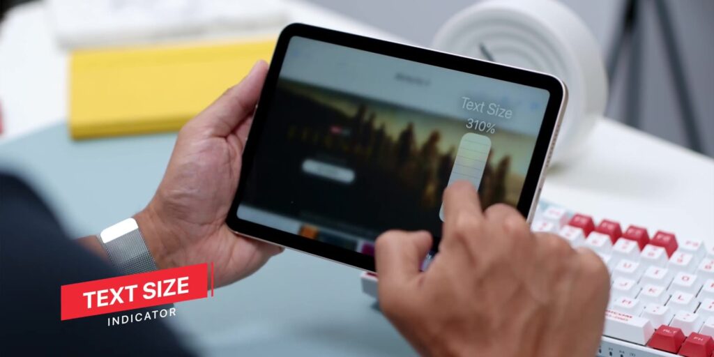 iPad Mini 2021: 6 Tips to MAXIMIZE the Potential of this Tiny Beast! 31 5.2 text size 1080p 2021 iPad Mini Tips Tricks.mp400037