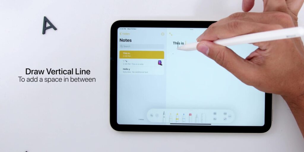 iPad Mini 2021: 6 Tips to MAXIMIZE the Potential of this Tiny Beast! 28 4.10 vertical line 1080p 2021 iPad Mini Tips Tricks.mp400034
