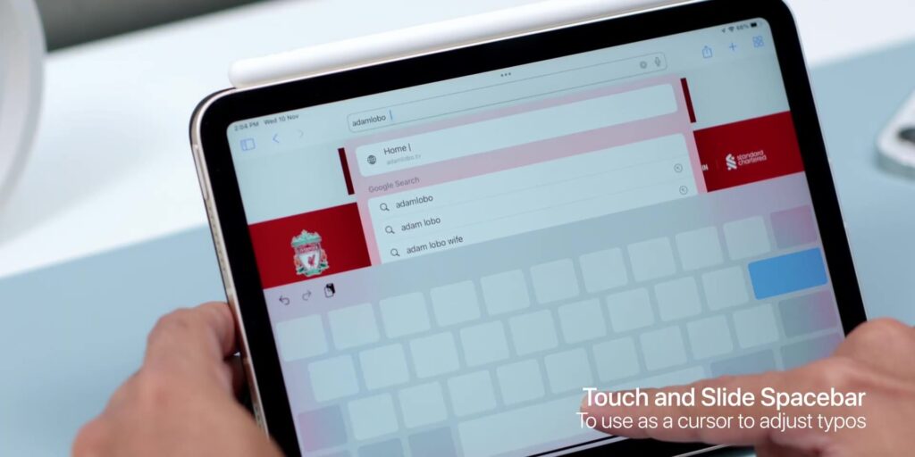 iPad Mini 2021: 6 Tips to MAXIMIZE the Potential of this Tiny Beast! 7 1.7 spacebar cursor 1080p 2021 iPad Mini Tips Tricks.mp400010