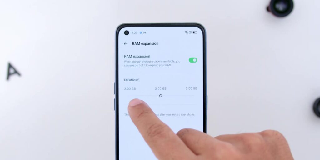 5.2 virtual ram expansion 1080p OPPO A95 Unboxing First Impressions.mp400029