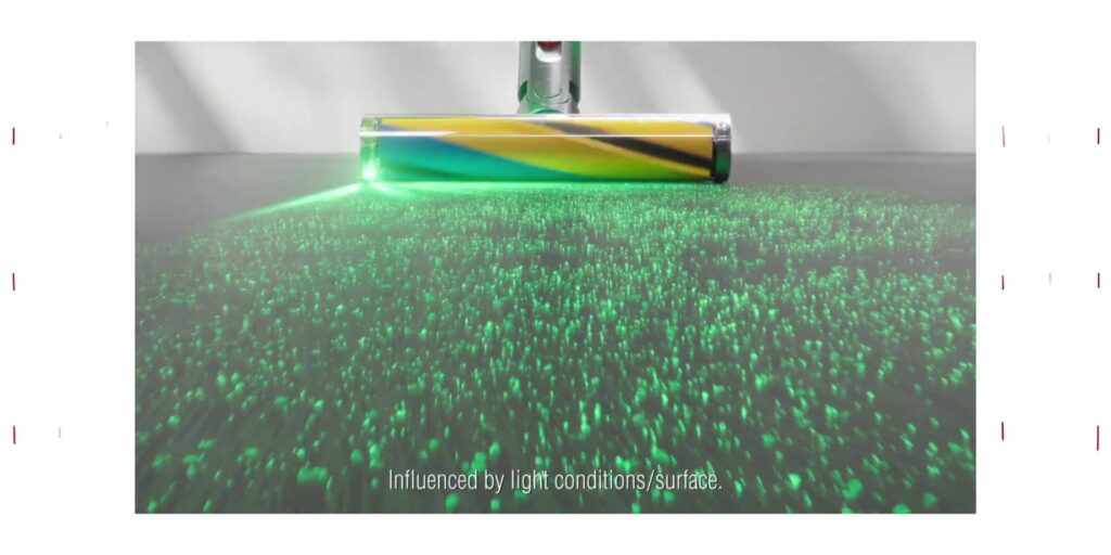1.1 green light 1080P V2 LASER Vacuum %E2%9A%A1 5 Reasons to get the Dyson V12 Detect Slim Total Clean.mp400002