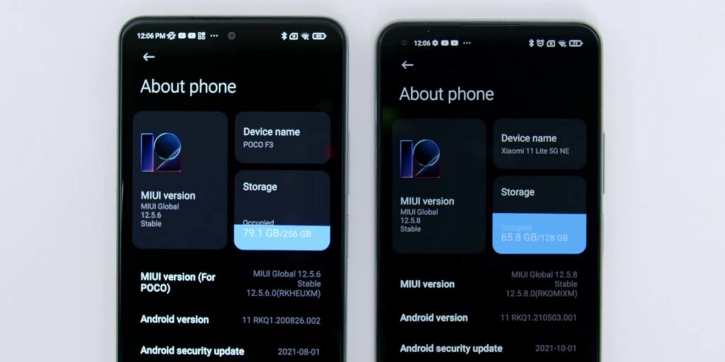 7.1 software comparison 1080p Poco F3 Vs Xiaomi 11 Lite 5G NE.mp400048