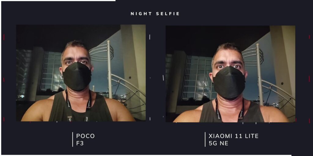 3.18 night selfie 1080p Poco F3 Vs Xiaomi 11 Lite 5G NE.mp400036