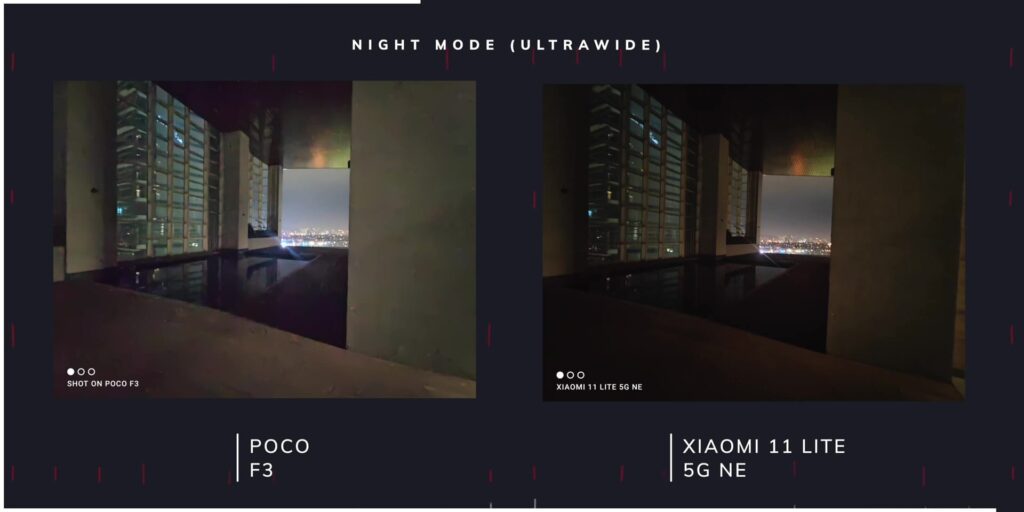 3.16 night ultrawide artifacts 1080p Poco F3 Vs Xiaomi 11 Lite 5G NE.mp400034