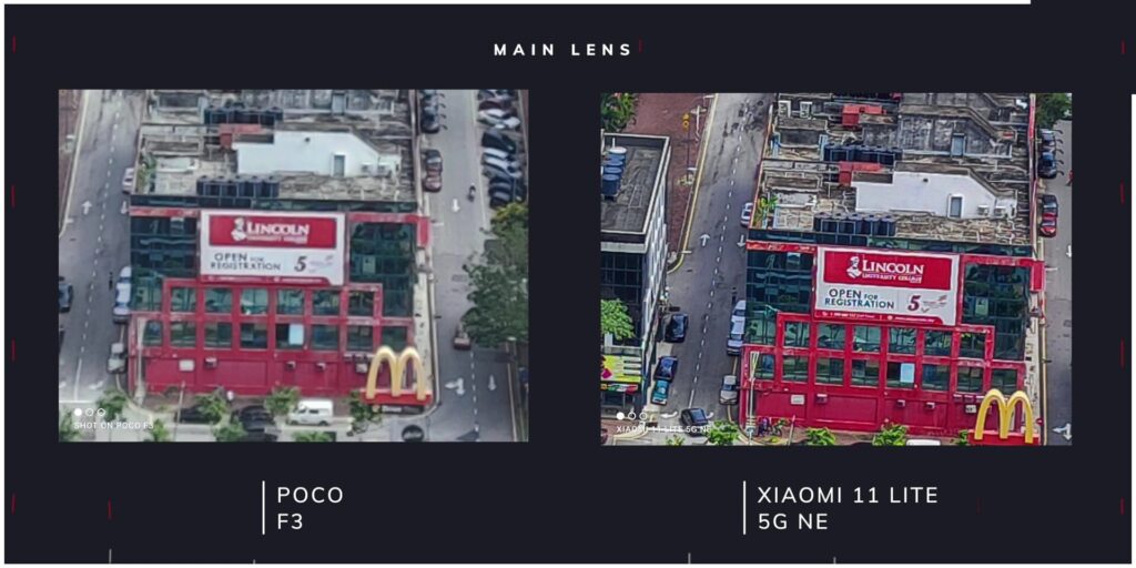 3.9 main lens zoom 1080p Poco F3 Vs Xiaomi 11 Lite 5G NE.mp400026