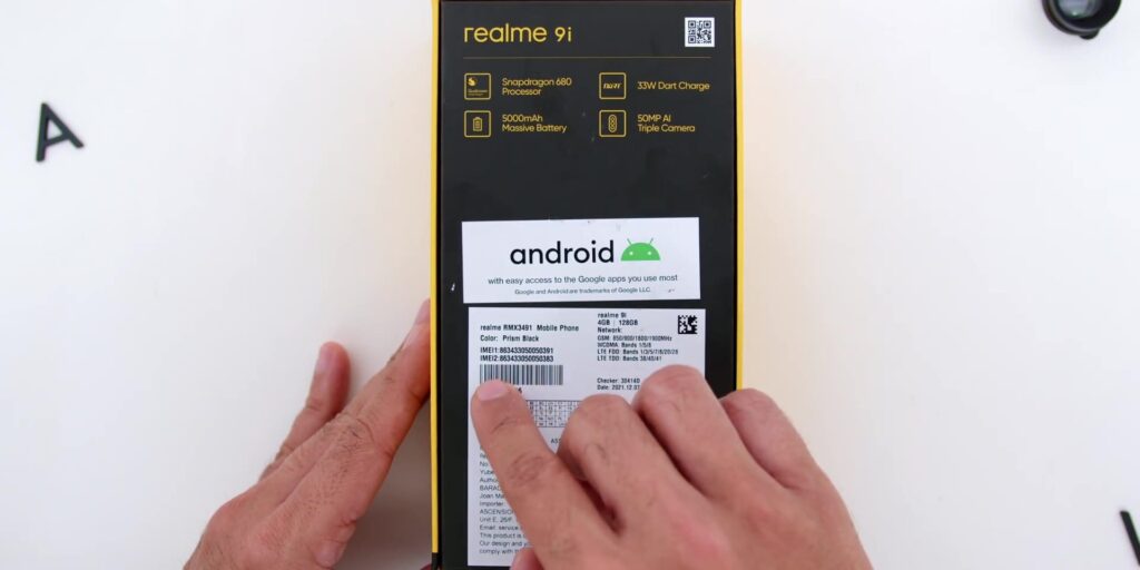 *GIVEAWAY* Realme 9i with a 6nm Chipset!??: Unboxing & First Impressions 3 1.2 box back