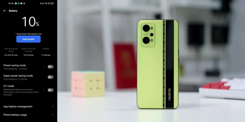 6.2 realme battery life