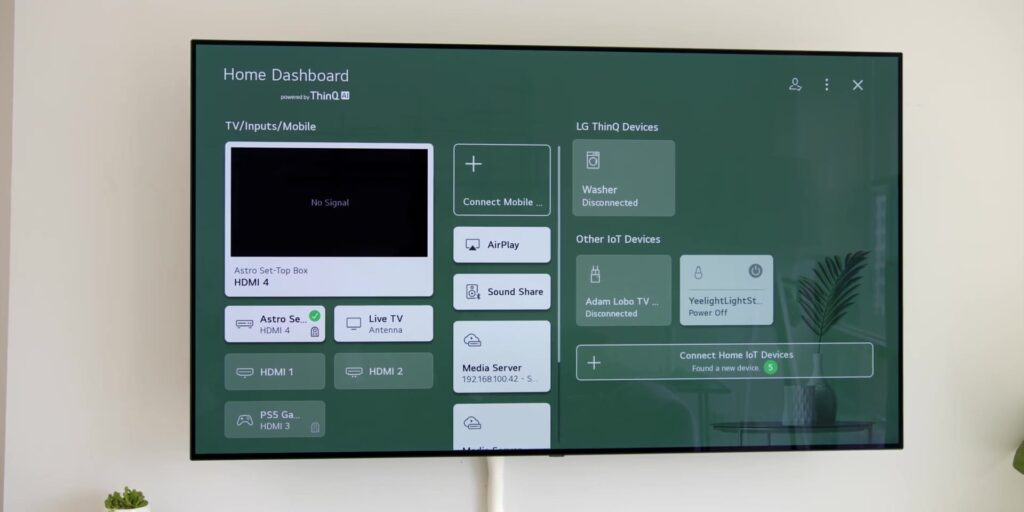 7.6 home dashboard