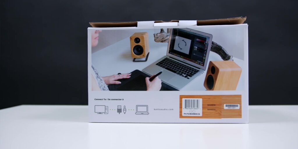 Why is this minimalist speaker so GOOD? Kanto YU2: Unboxing & Review 6 2.3 box back