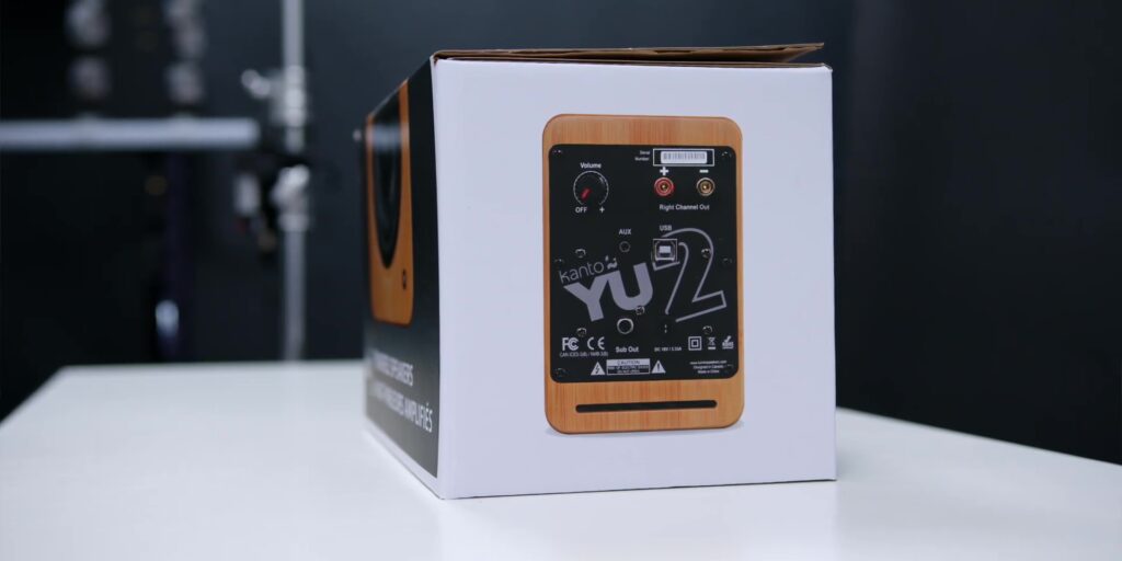 Why is this minimalist speaker so GOOD? Kanto YU2: Unboxing & Review 5 2.2 box side