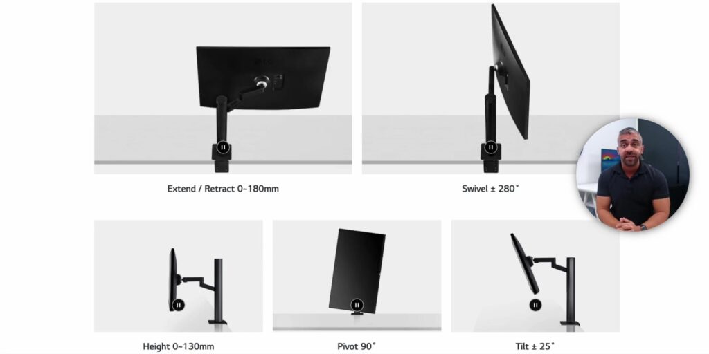 Watch THIS Before You Buy Any Monitor! š± : LG 32ā UltraFine⢠Display Ergo 4K Monitor! 12 4.2 motion overview