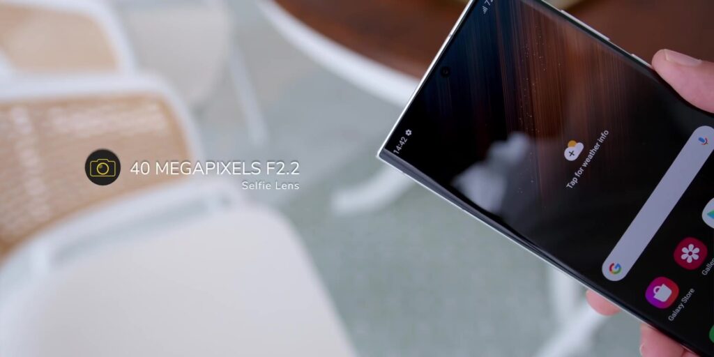 Samsung Galaxy S22 Ultra: Hands On & First Impressions! 14 3.2 front cam