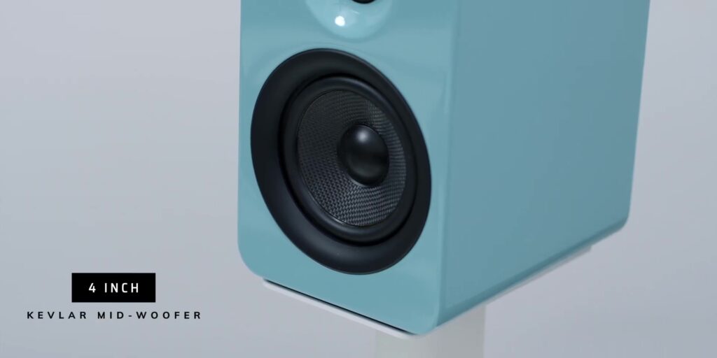 Here comes the Elder Brother! Kanto YU4 Review: Bluetooth + BIGGER Sound! 6 2.4 kevlar mid woofer