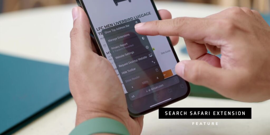 3.3 search on safari extension