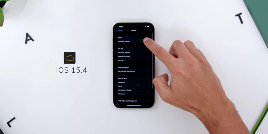 3.1 iOS 15.4