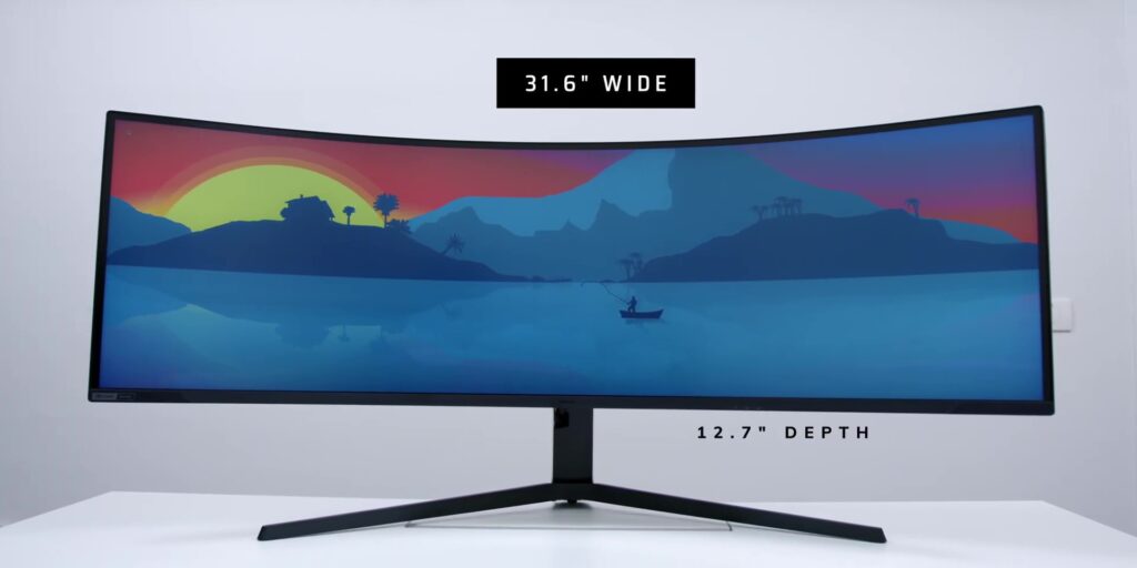 This MONSTROUS Gaming Monitor lets you see FAR and WIDE! Samsung Odyssey Neo G9 | Unboxing & First Impressions 18 3.4 width and depth