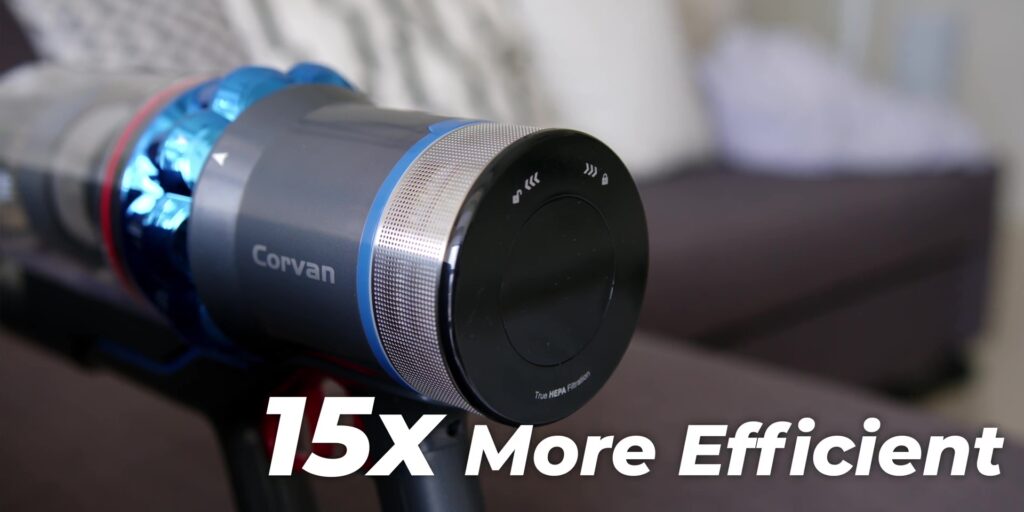 Cleaning sucks… NO MORE! Corvan K18 Cordless Vacuum Mop 26 3.12 15x more efficient