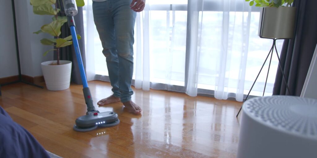 Cleaning sucks… NO MORE! Corvan K18 Cordless Vacuum Mop 21 3.7 full tank mop
