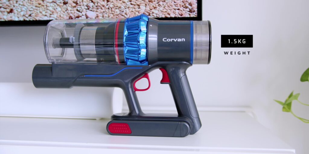 Cleaning sucks… NO MORE! Corvan K18 Cordless Vacuum Mop 15 2.3 weight 1.5kg