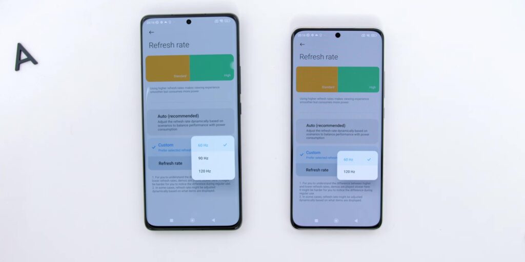 3.5 refresh rate usage