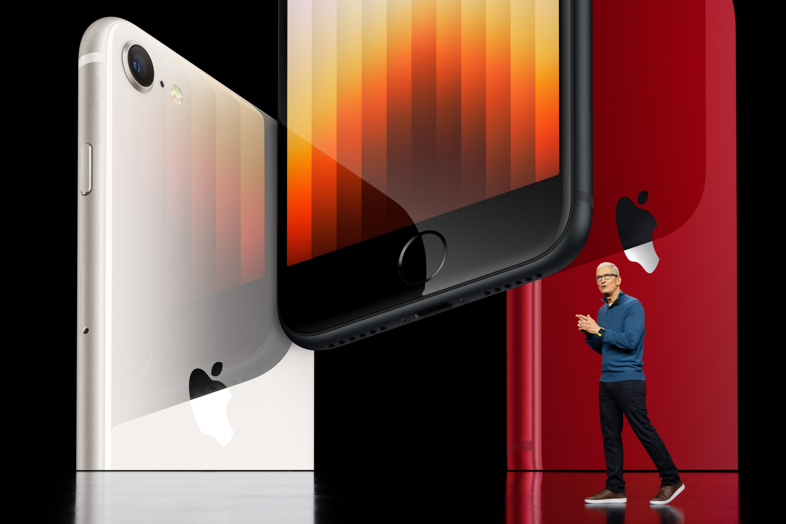 Apple to Unveil iPhone SE 4 Next Week, Report Says 1 AppleEvent.MAR8Keynote02.Tim Cook scaled