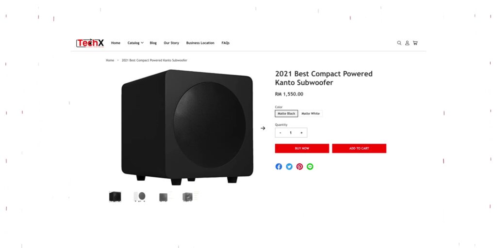 4.5 sub8 woofer