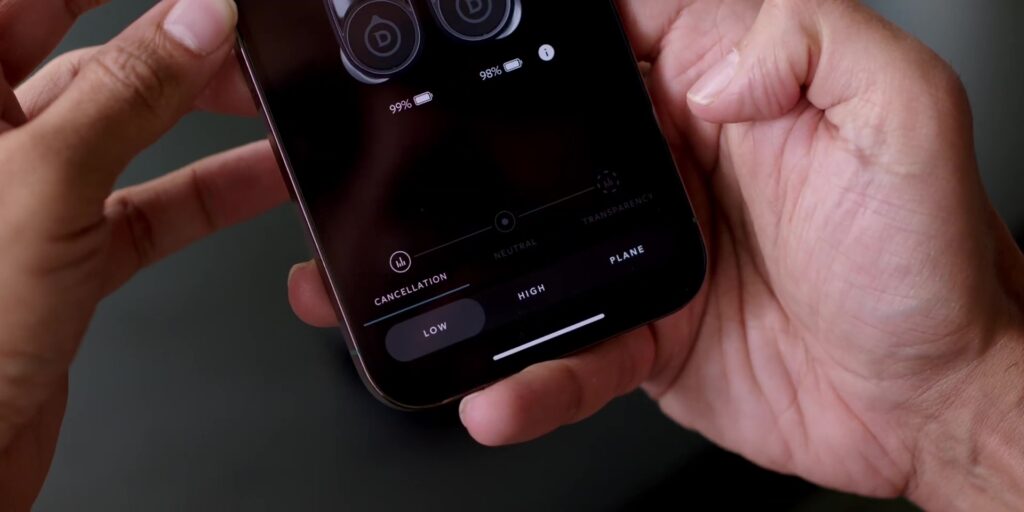 3.5 transparency mode low to high