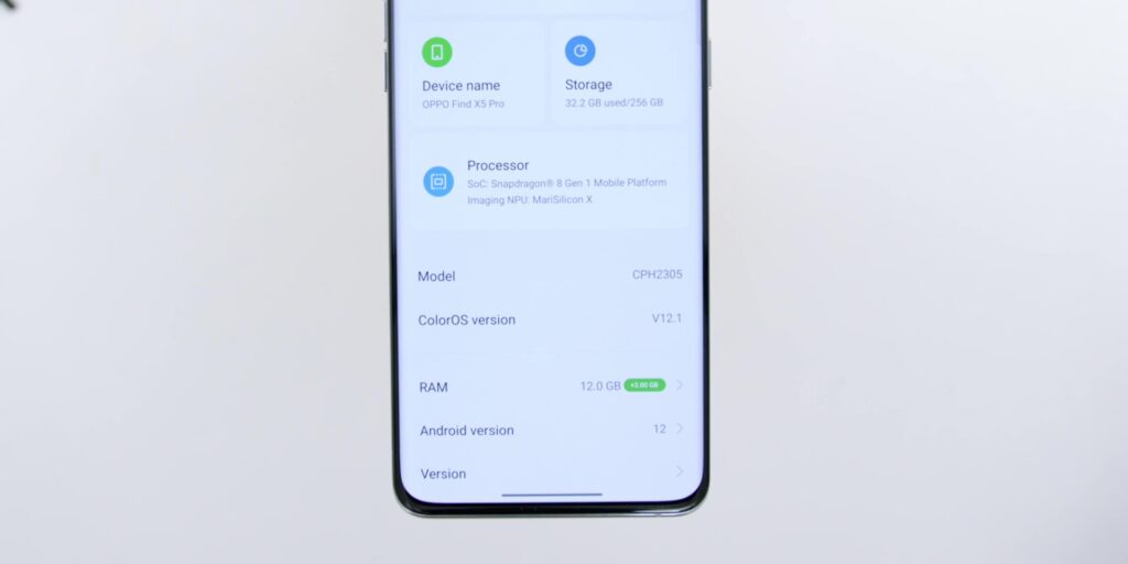 5.4 colorOS 12