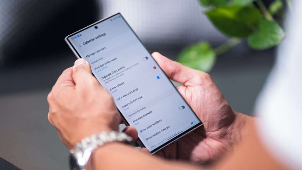 Calendar Settings
