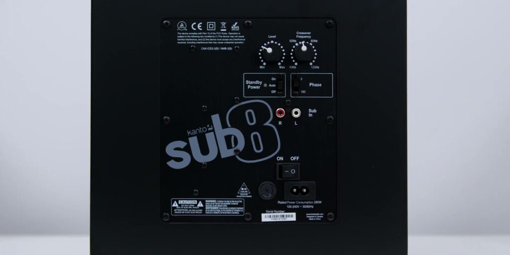 3.5 sub8 back ports
