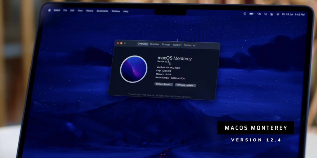 4.7 macOS monterey