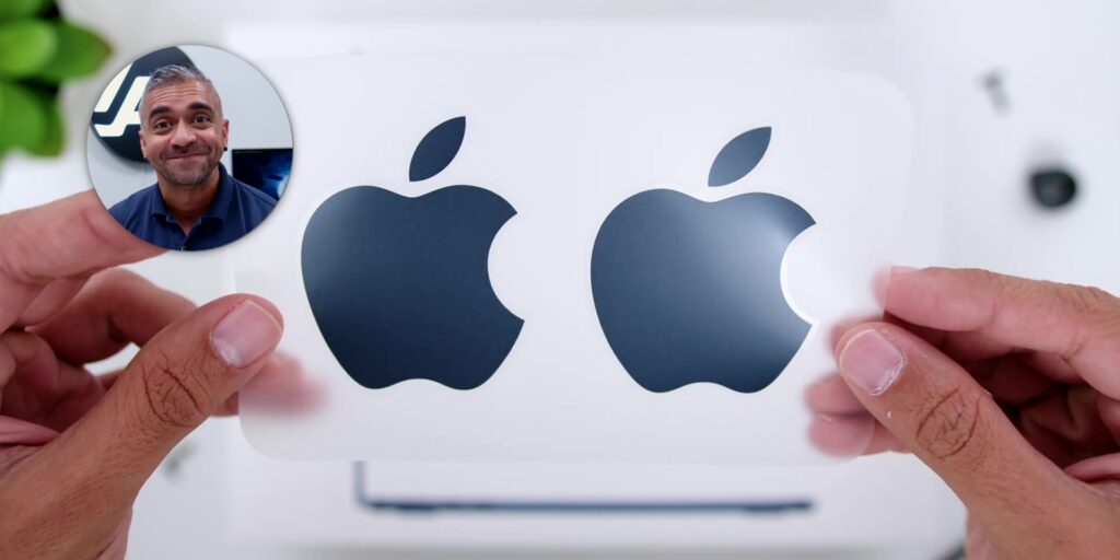 1.5 color apple stickers