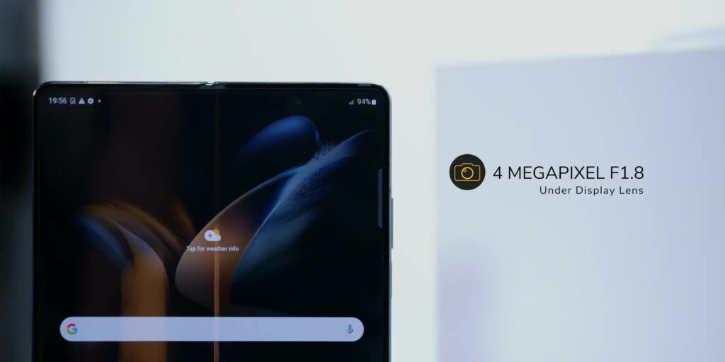 3.3 under display lens