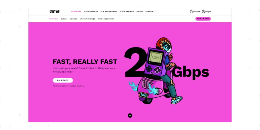 FASTEST Internet Plan in Malaysia! | TIME Internet 2Gbps Plan 12 1.11 website