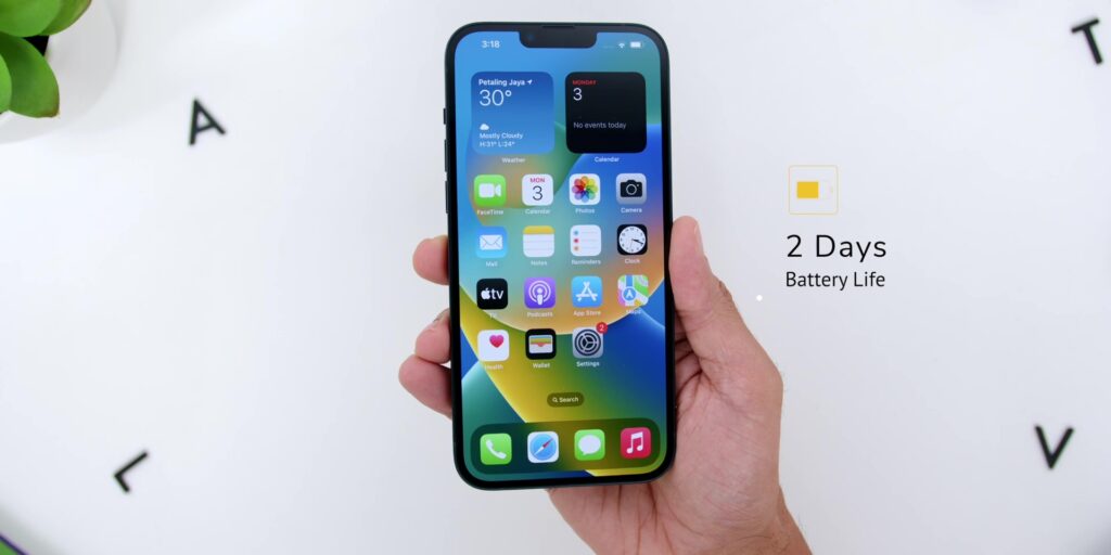 2.5 two days battery